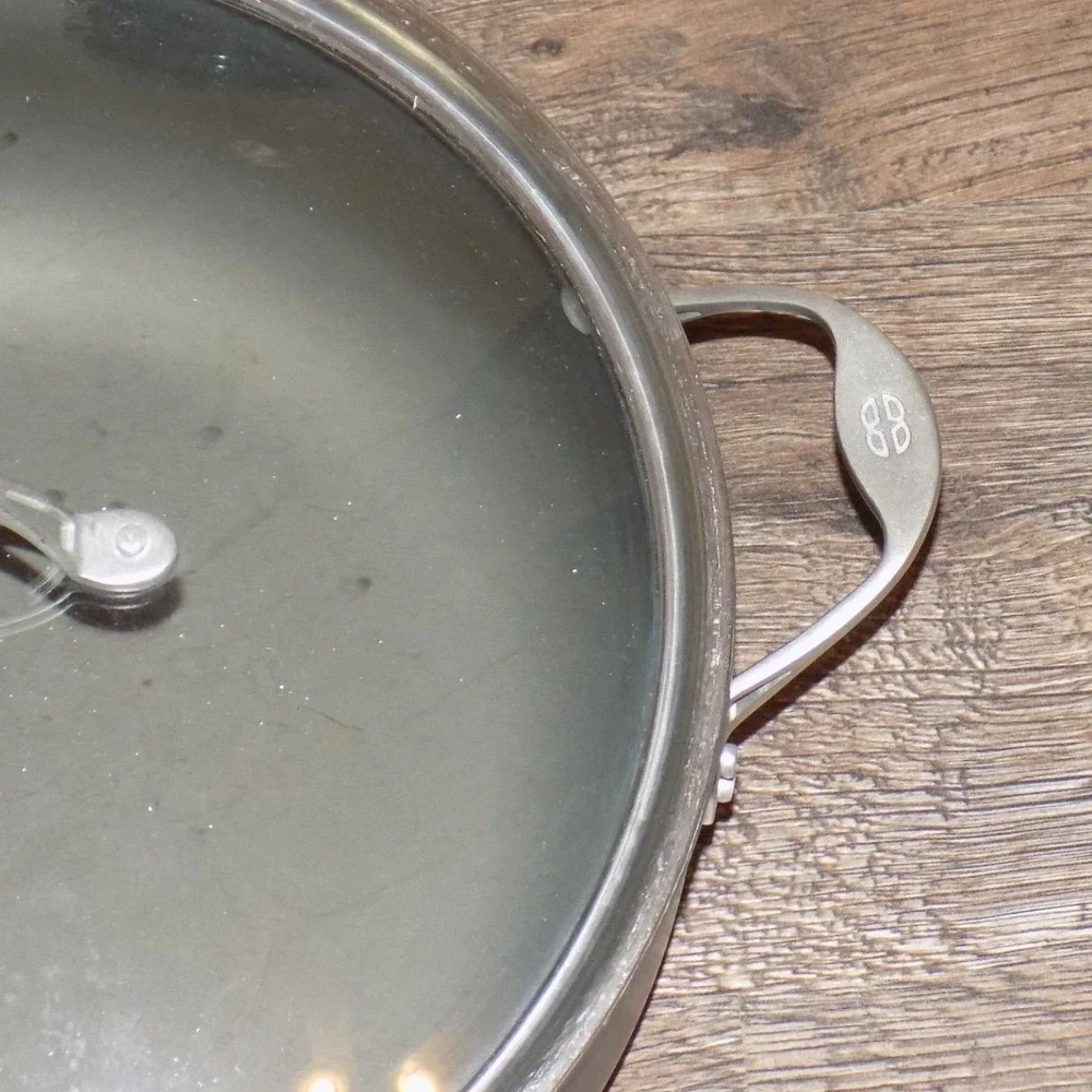 Calphalon 12 Inch Everyday Pan Nonstick Hard Anodized Grey Good With Lid